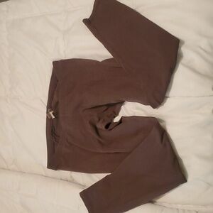 J.jill grey crop leggings